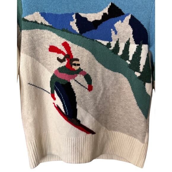 Faherty Mountain Coaster Crewneck Merino Wool Blend Sweater Size XXS - Picture 7 of 12